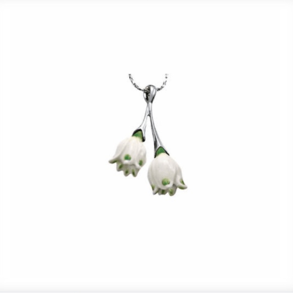 Franz Collection Summer Snowflake Flower Necklace - Picture 4 of 4